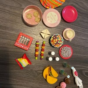 AMERICAN GIRL DOLL food, random assorted bundle
